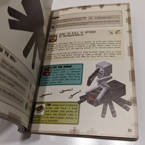 Minecraft Guides Book Lot – Essential Handbook & Redstone Hacks (2 Paperback) - Picture 4 of 11